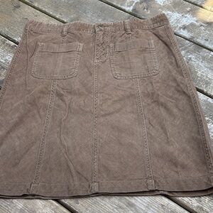 90s/00s vintage Roxy Brown Corduroy Skirt size 7